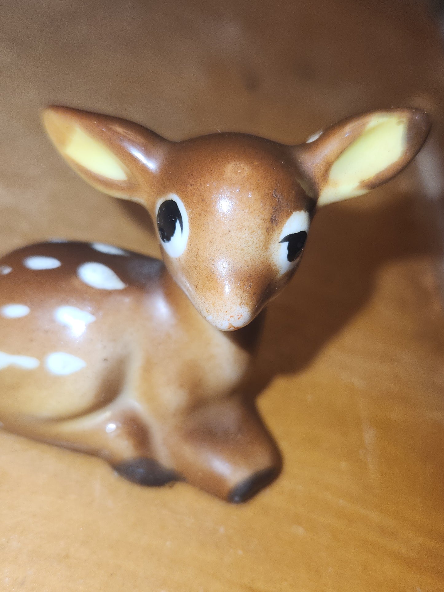 Vintage Ceramic Deer Fawn Calf Figure Japan df6
