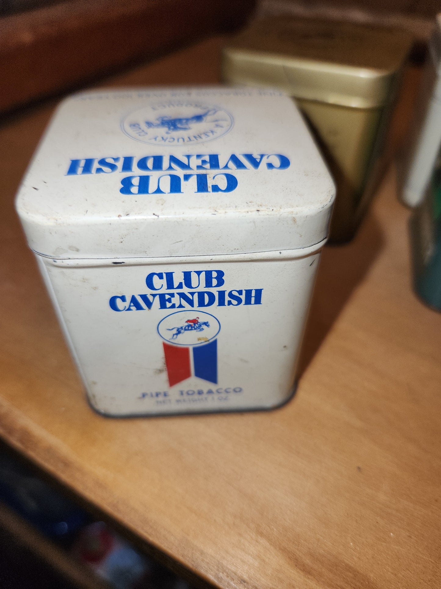 Vintage Kentucky Club Product Tobacco Tins set of 4 London Dock, Club Cavendish, Whitehall Greenbrier NO CONTENTS tt88