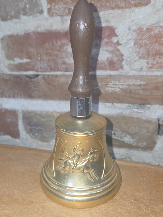 Vintage Avon After Shave Paul Revere Glass Bell Clint EMPTY va43
