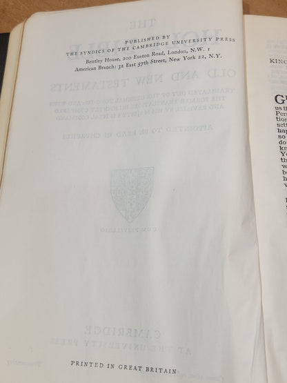 Vintage Softcover Holy Bible Concordance Cambridge at the University vb84