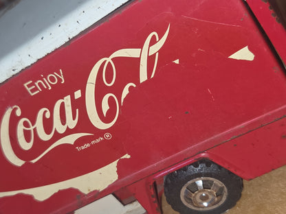 Vintage Buddy L Coca Cola Pressed Steel 9" Delivery Truck 1970s cciy
