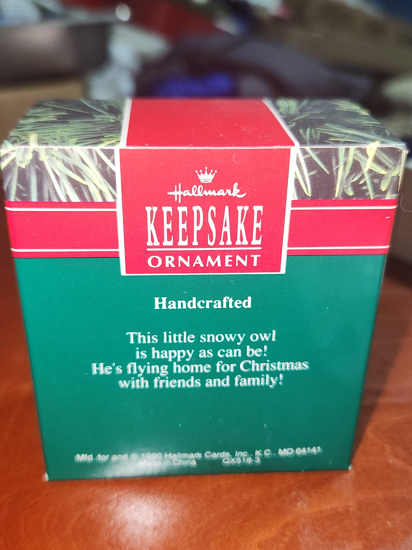 Vintage Hallmark Keepsake Ornament Home for the Owlidays 1990 UNOPENED Miniature