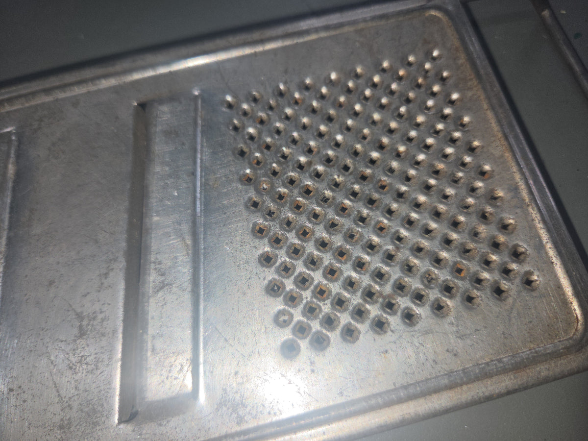Vintage Grater BROMCO All in One Grater Slicer 14 1/2" Unique Handle Grater Only kit771
