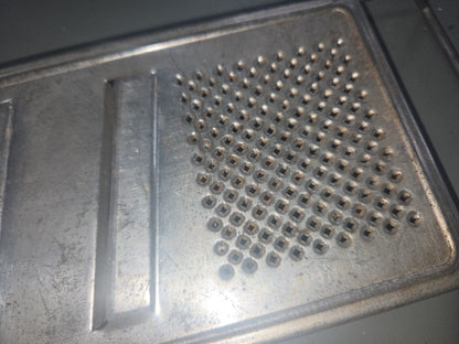 Vintage Grater BROMCO All in One Grater Slicer 14 1/2" Unique Handle Grater Only kit771
