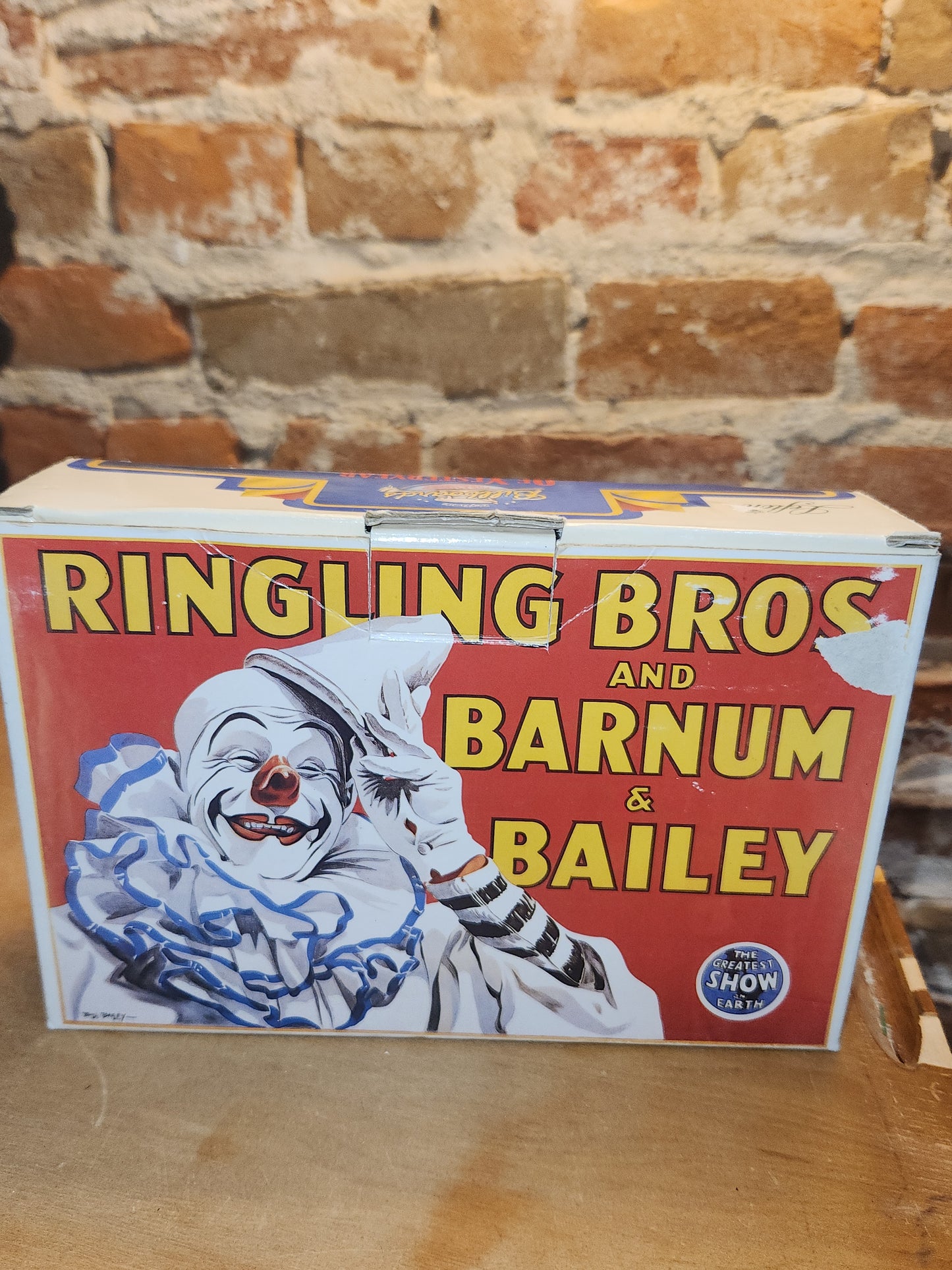 Vintage Lefton Roadside USA Billboards Ringling Brothers Barnum & Bailey Horse & Wagon #10517 1996 bb8
