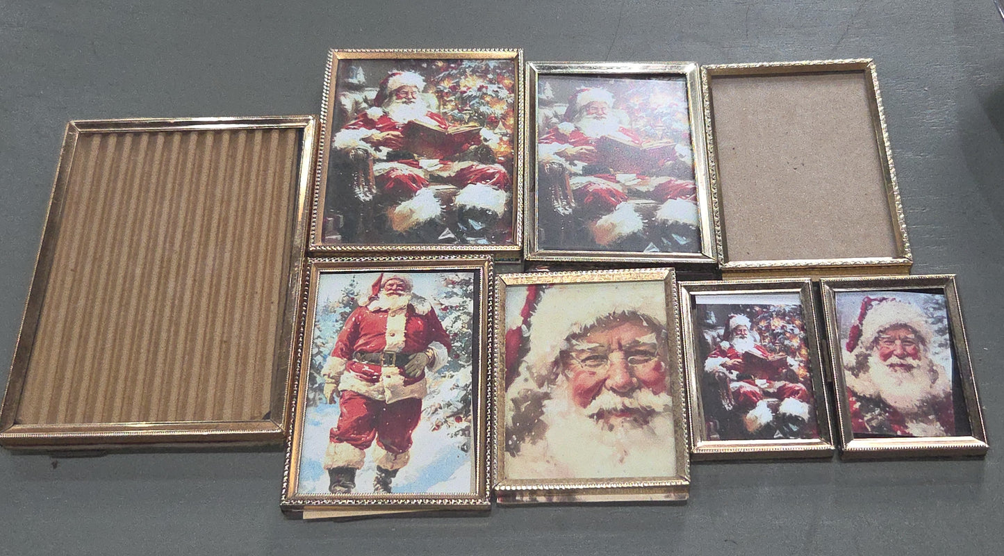 Vintage Photo Frames and Hinged Frame 7 Pieces fa9