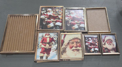 Vintage Photo Frames and Hinged Frame 7 Pieces fa9