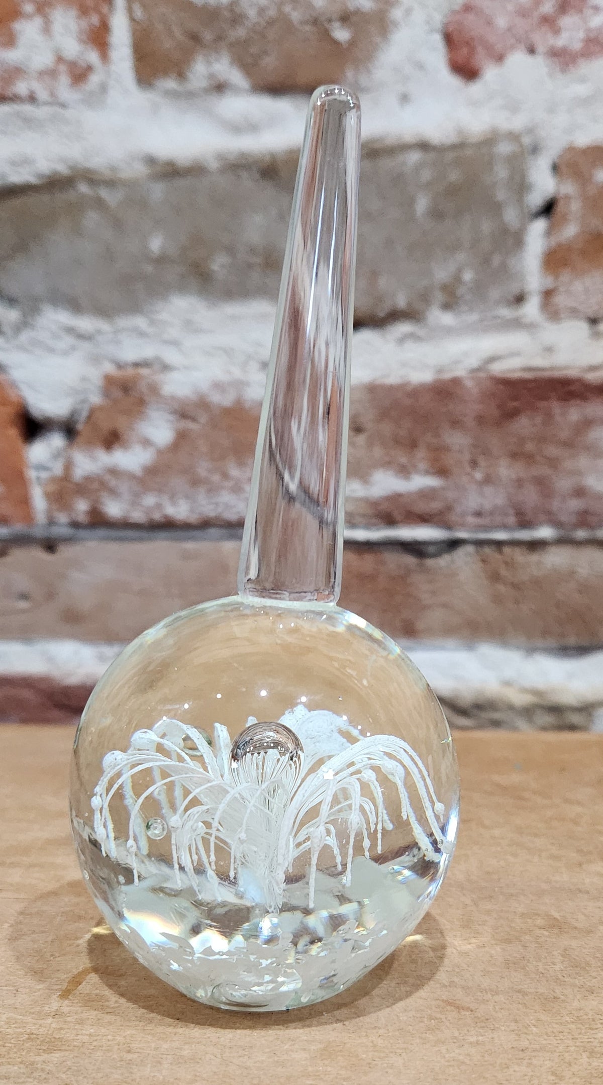 Vintage Paperweight Ring Holder Glass pw1