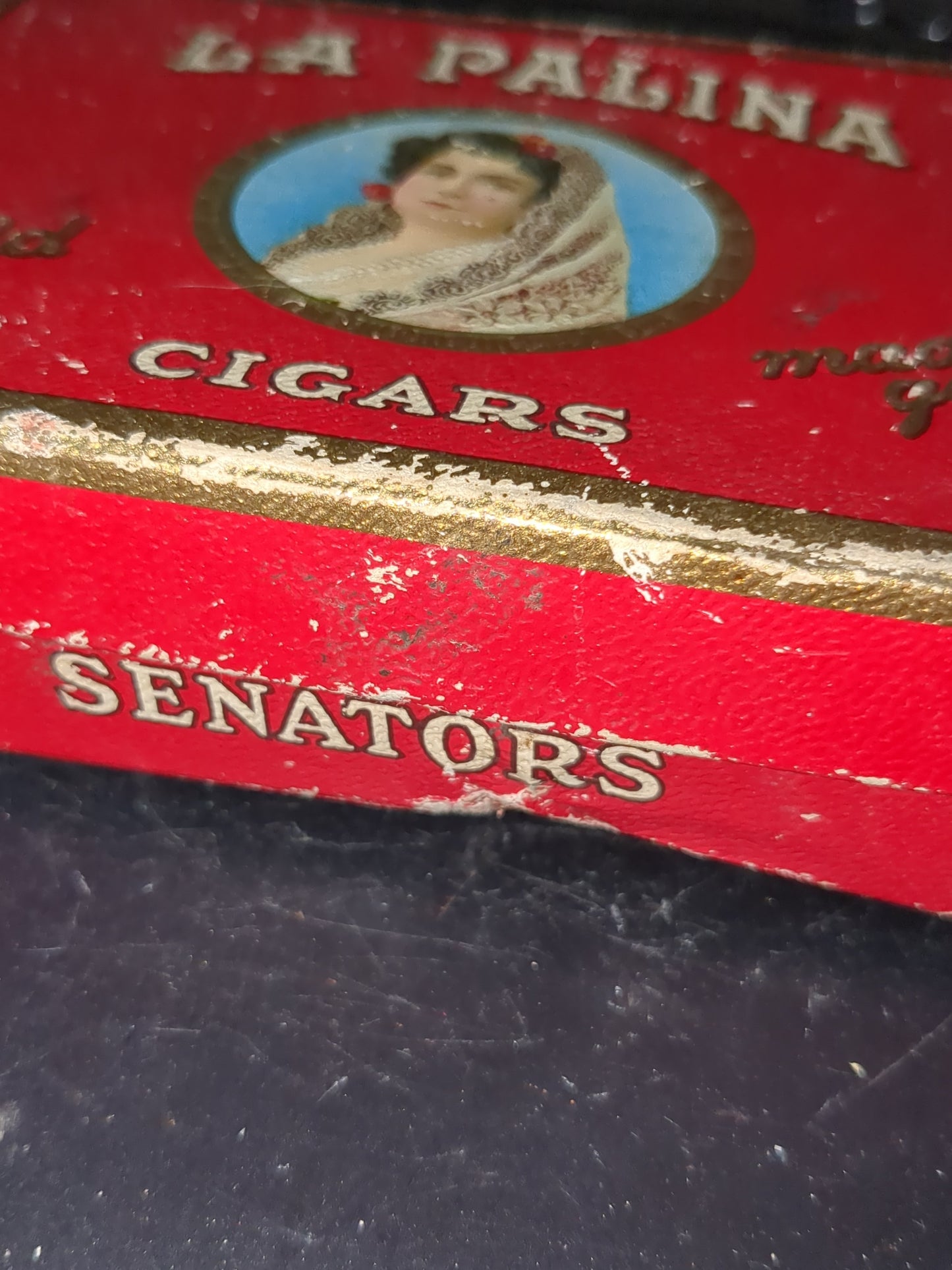 Vintage La Palina Mild Cigar Senators Box tin993
