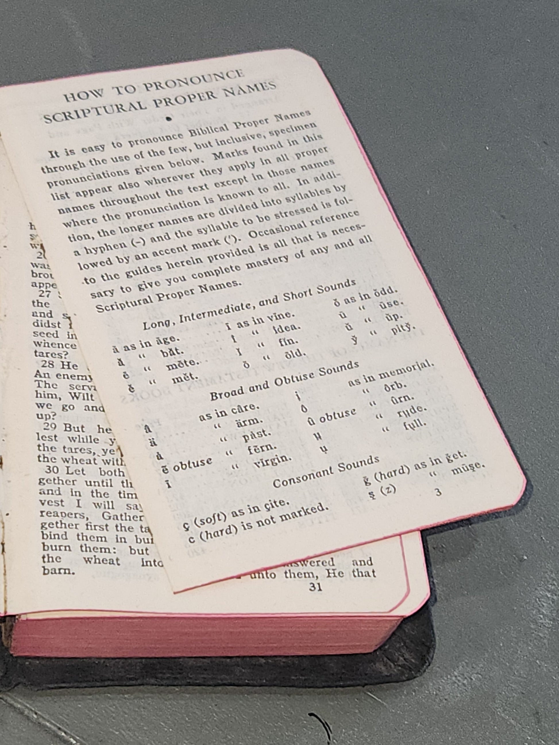 Vintage New Testament Psalms Philadelphia National Bible Press Copyright 1941 Bold Face Vest Pocket Pronouncing vnt1