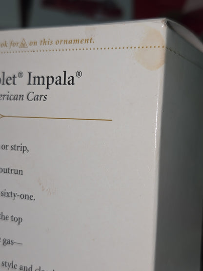 Vintage Hallmark Keepsake Ornament 1961 Chevrolet Impala GM Convertible Die Cast Metal 2006