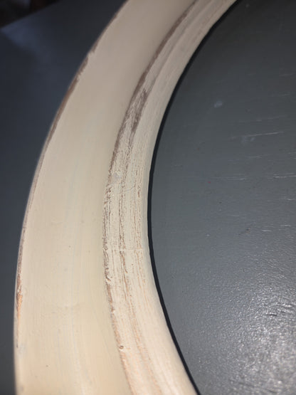 Antique Wooden Oval Photo Frame
