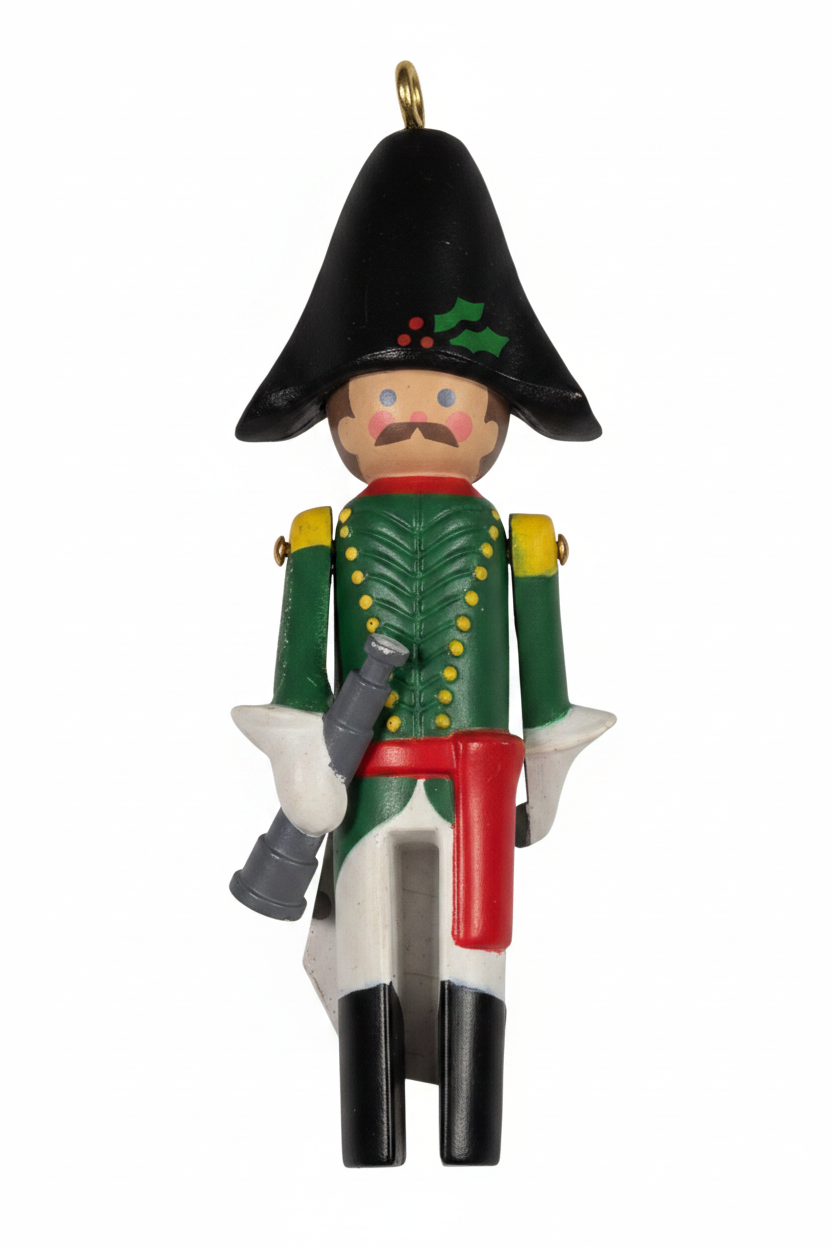 Vintage Hallmark Keepsake Ornament Miniature Clothespin Captain ornament 5th in Series 1986 hos5