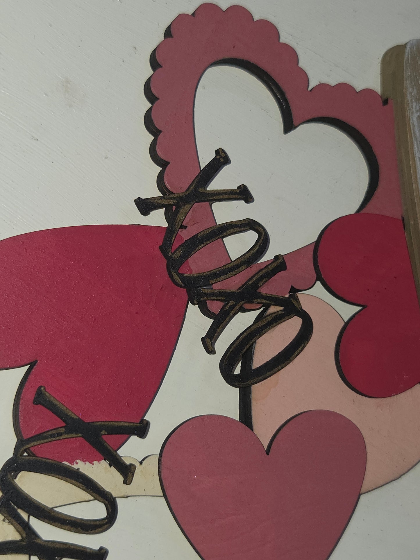 Heart Valentine's Day Insert for Interchangeable Pot Spilling Door Sign *Sign Sold Seperately*