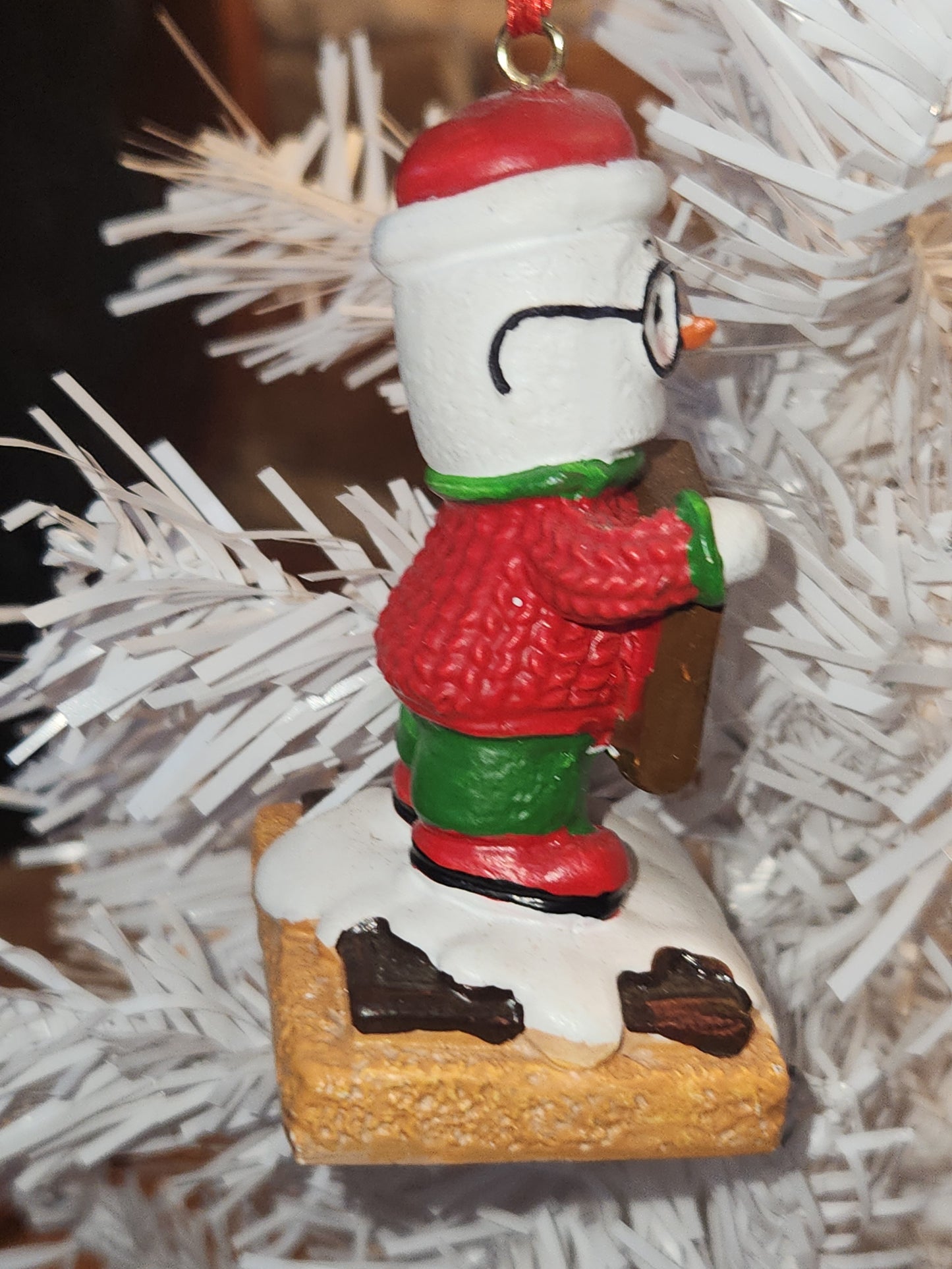 S'Mores Marshmallow Teacher Appreciation Ornament mo1