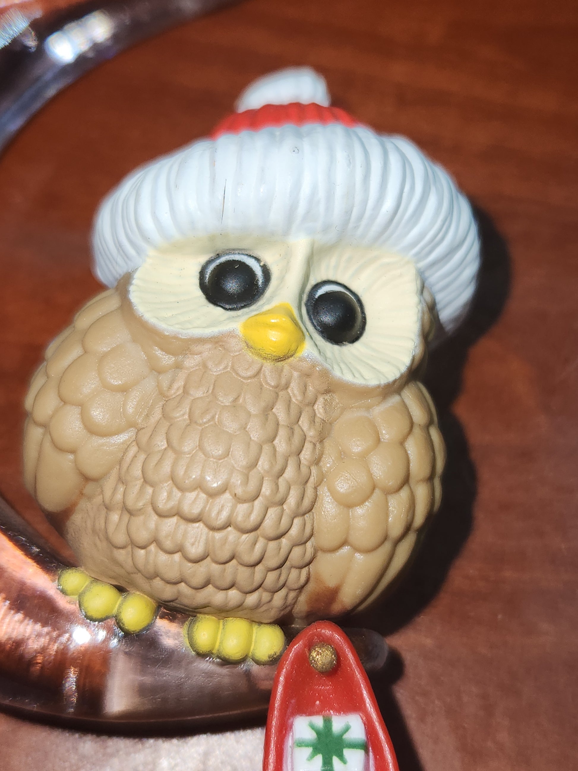 Vintage Hallmark Keepsake Ornament Miniature Christmas Owl 1984 NO BOX