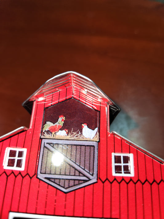 Vintage Hallmark Keepsake Ornament Red Barn Complimentary to Town and Country Series 1999 t&c2