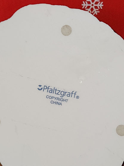 Vintage Pfaltzgraff Winterberry Scenic Village with Tea Light 2001