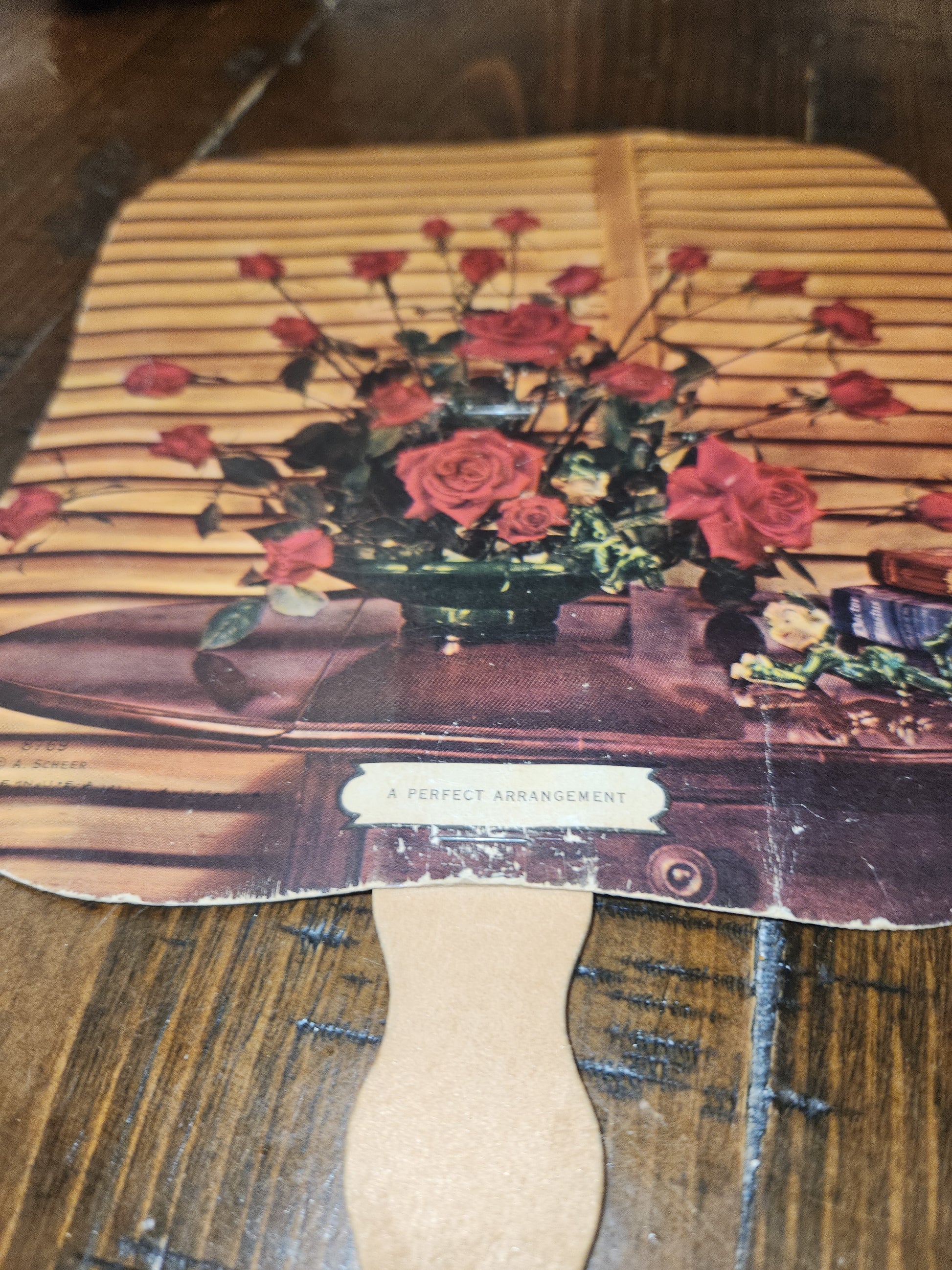 Vintage Advertising Fans Set of 3 Steele Funeral Home Nebraska Norcraft Inc. Cincinnati Ohio fan5