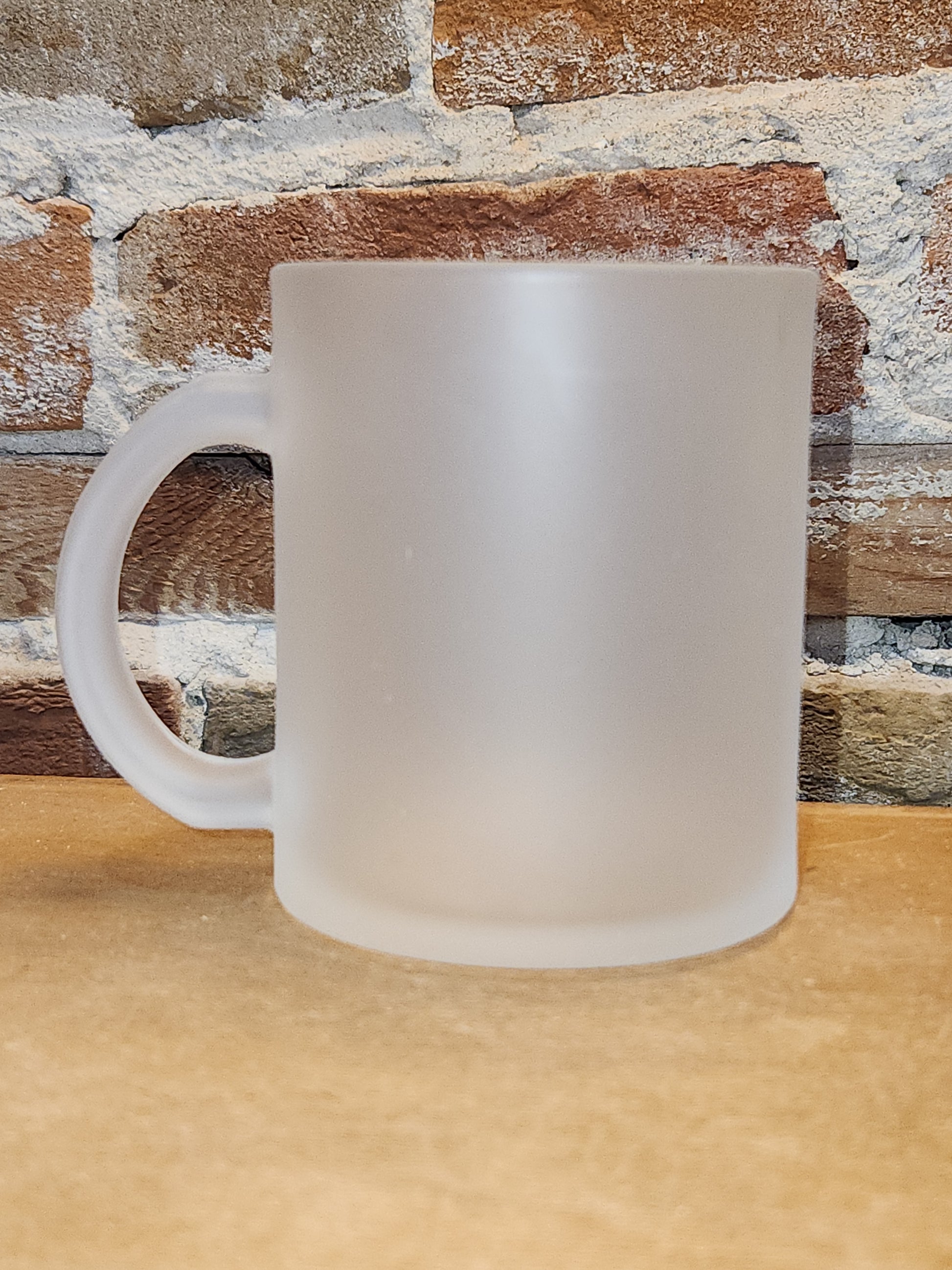 Custom Order 11 oz Mug Frosted Glass