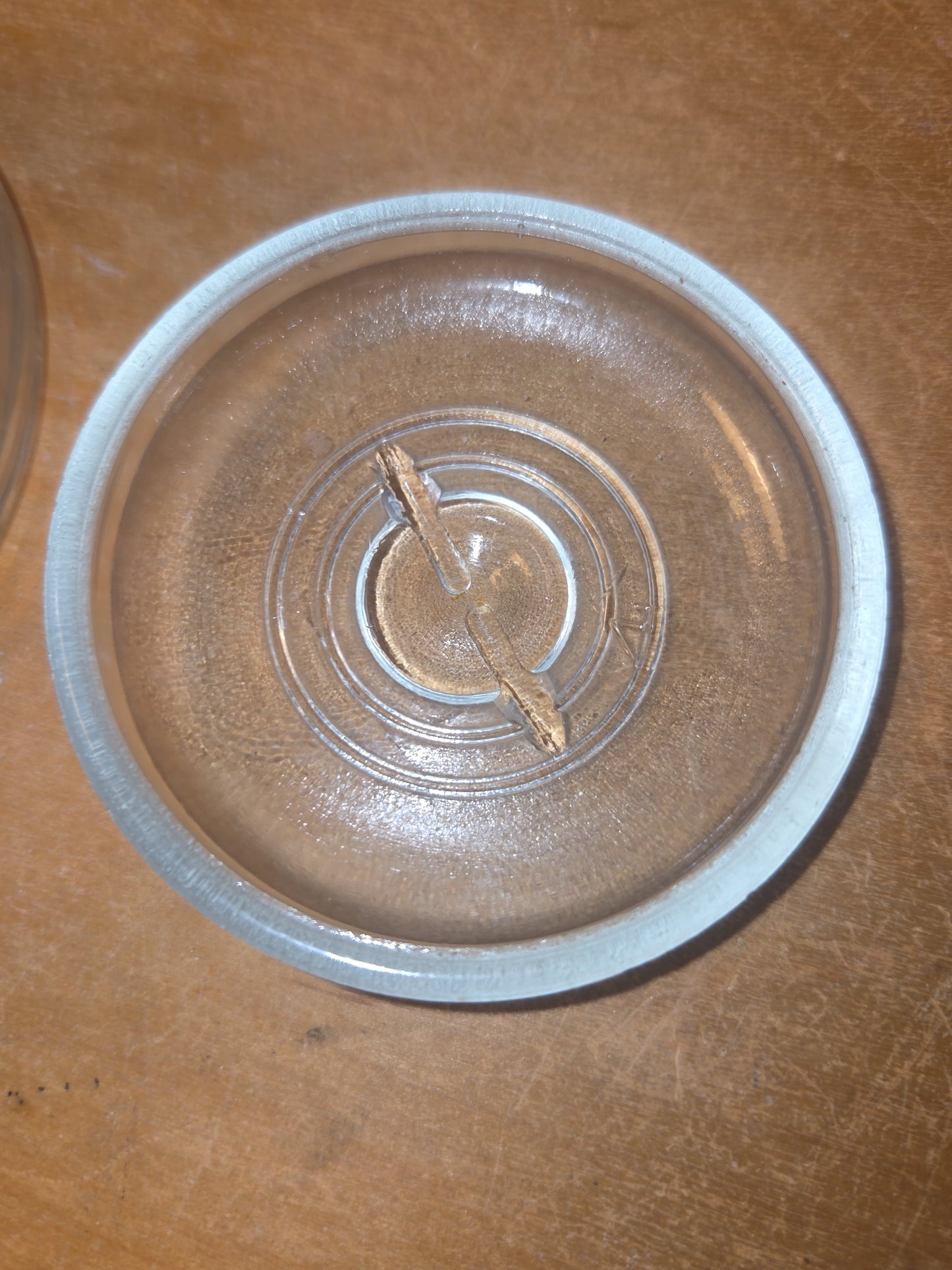 Vintage Ball Quart Jar Ideal Pat'd July 14, 1908 Clear Glass with Wire Bail and Glass Lid jar076