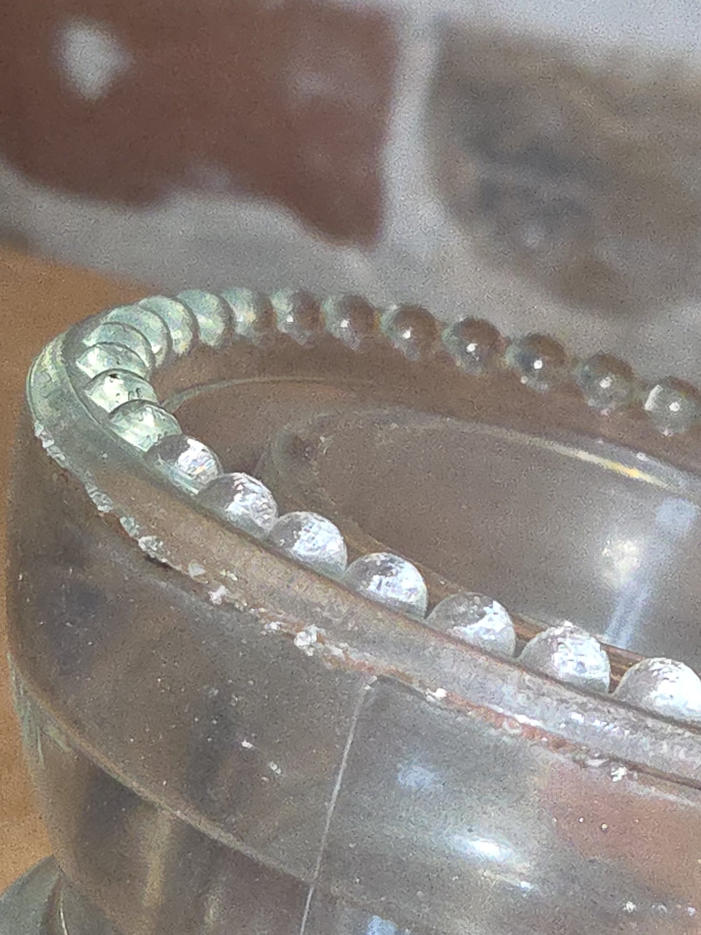 Vintage Hemingray #42 Clear Glass Insulator h642b