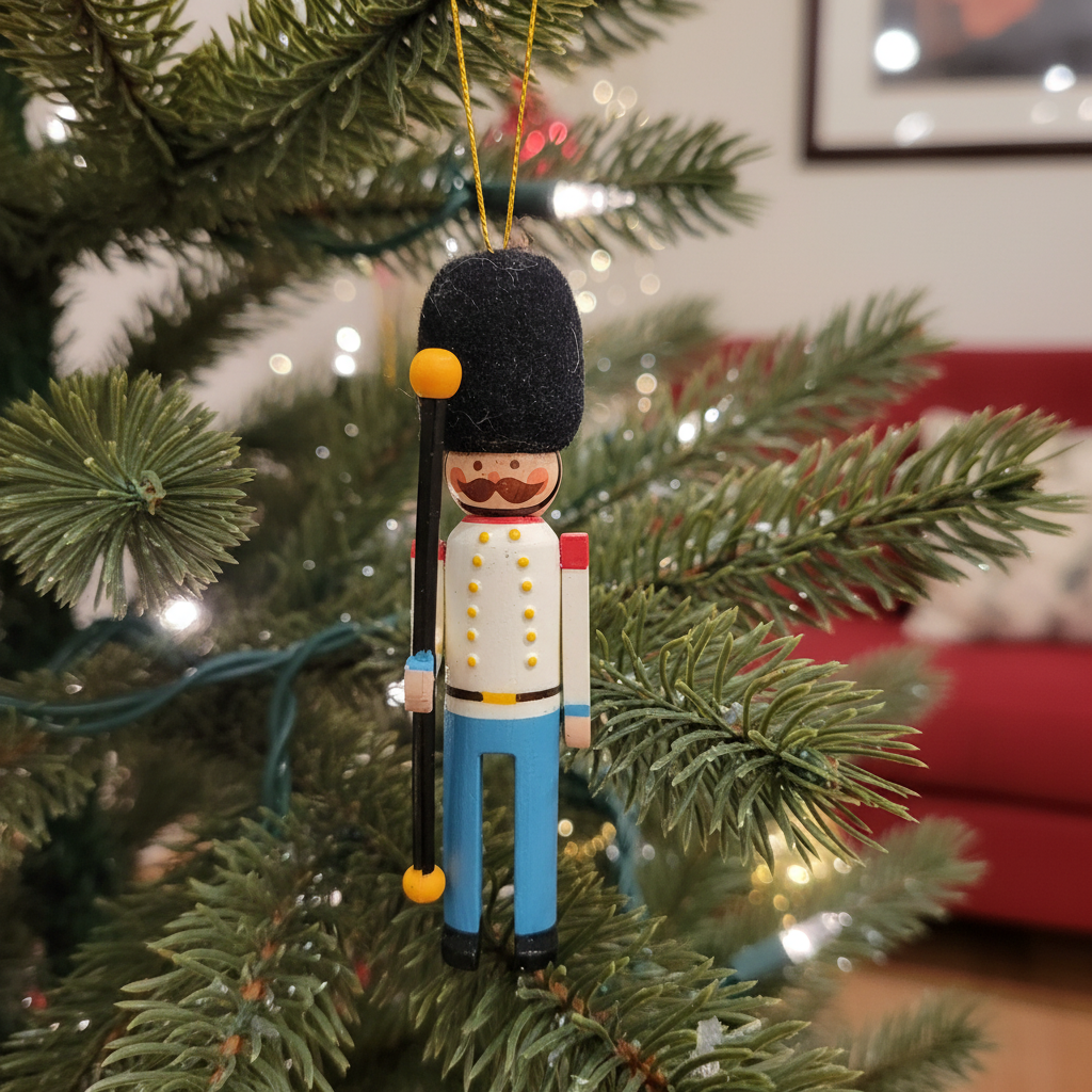 Vintage Hallmark Keepsake Ornament Miniature Clothespin Soldier England Queen's Royal Guard ornament 1st in Series 1982 hos1