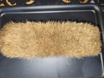 Vintage Wooden Shoe Polish Brush OXCO Walker 100% Sterilized Blond Horsehair Bristles