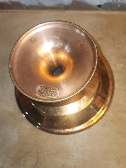 Vintage Copper or Brass Compote Dish Manning Quality Bowman Meriden Conneticut 2220 cb8