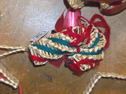 Vintage Wheat Ornaments Lot of 28 Hecho en Mexico vw8