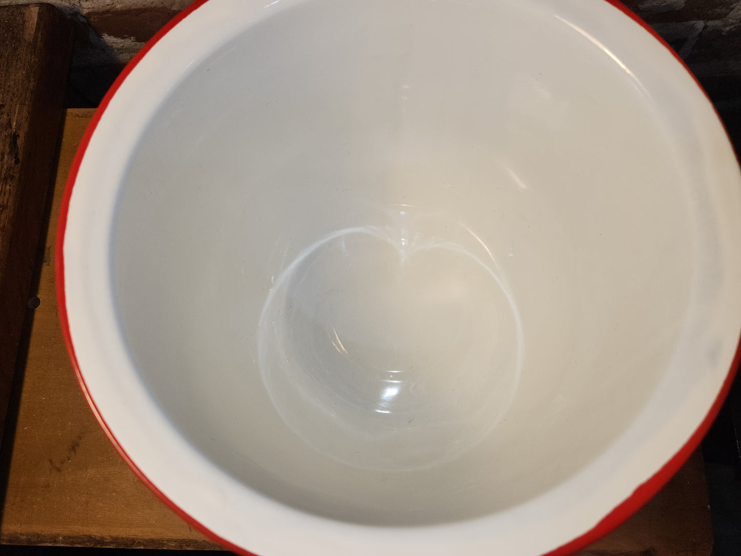 Vintage Enamel Columbian Chamber Pot Lid Handle USA ew113