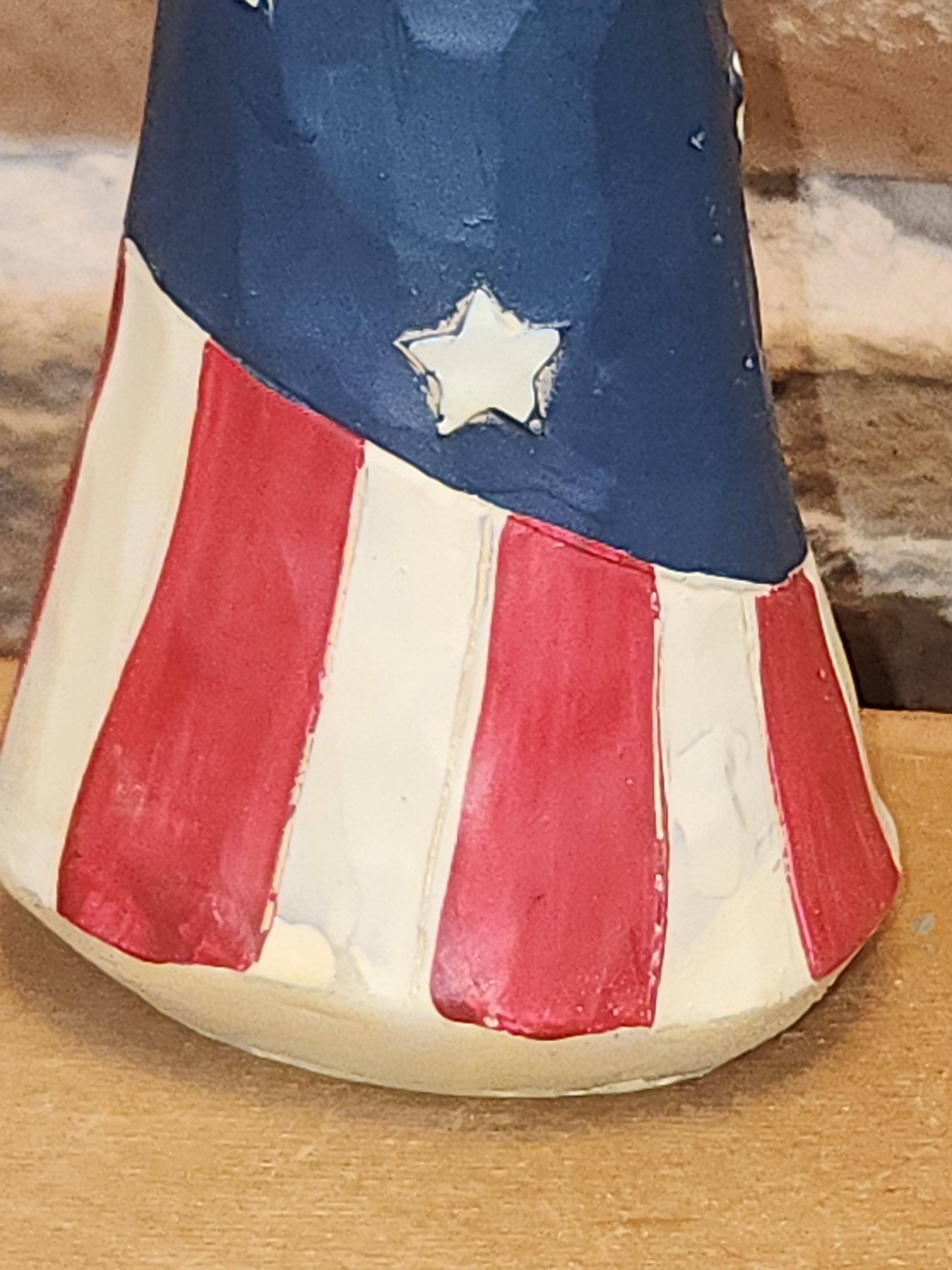 Patriotic Resin Angel with Dove an79