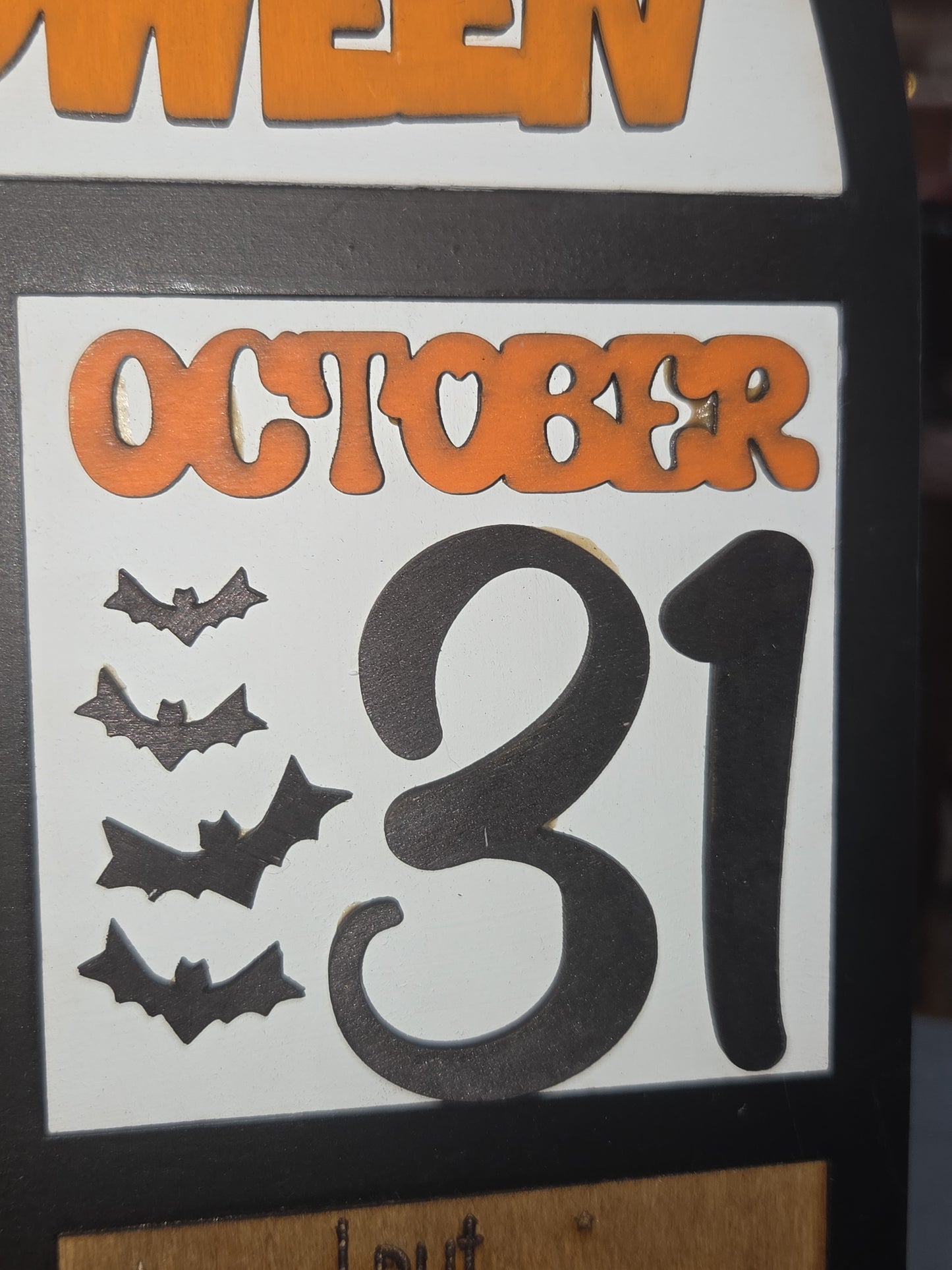 Halloween October Insert Kit for Interchangeable Frame Can Fit Arch, Rectangle, or Square Frame FRAMES SOLD SEPARATELY if29