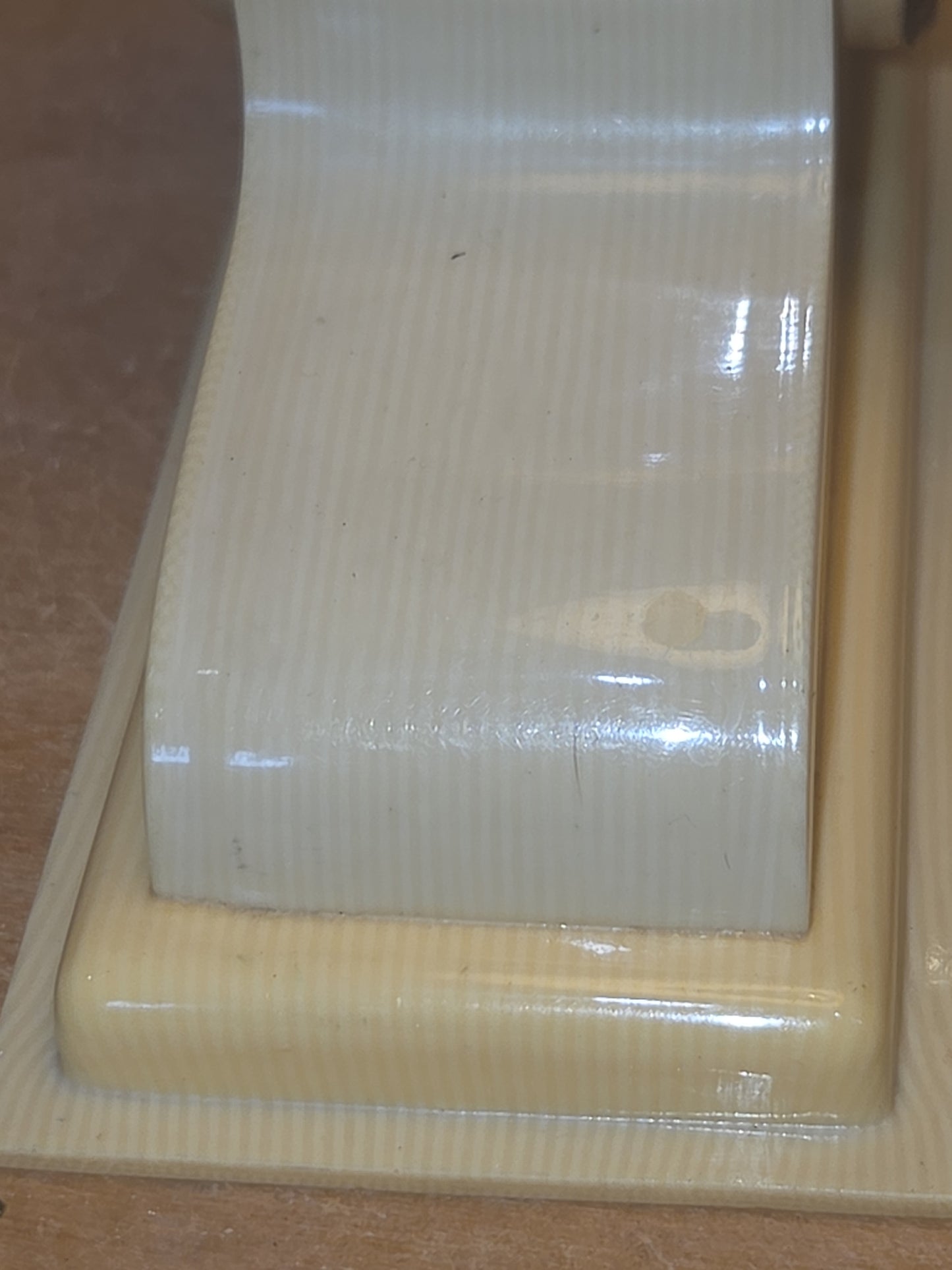 Vintage Celluloid Dresser Clock Victorian