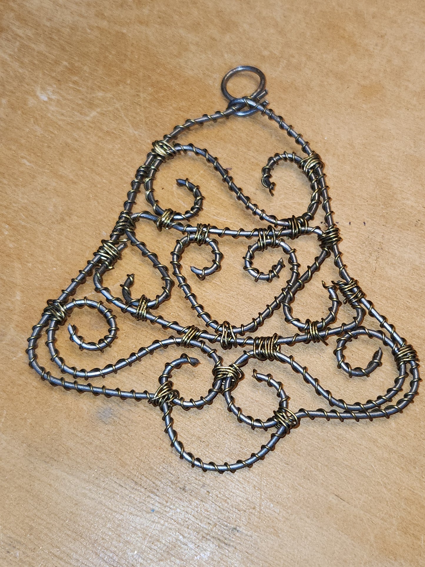 Handmade Wire Twist Ornaments Set of 16