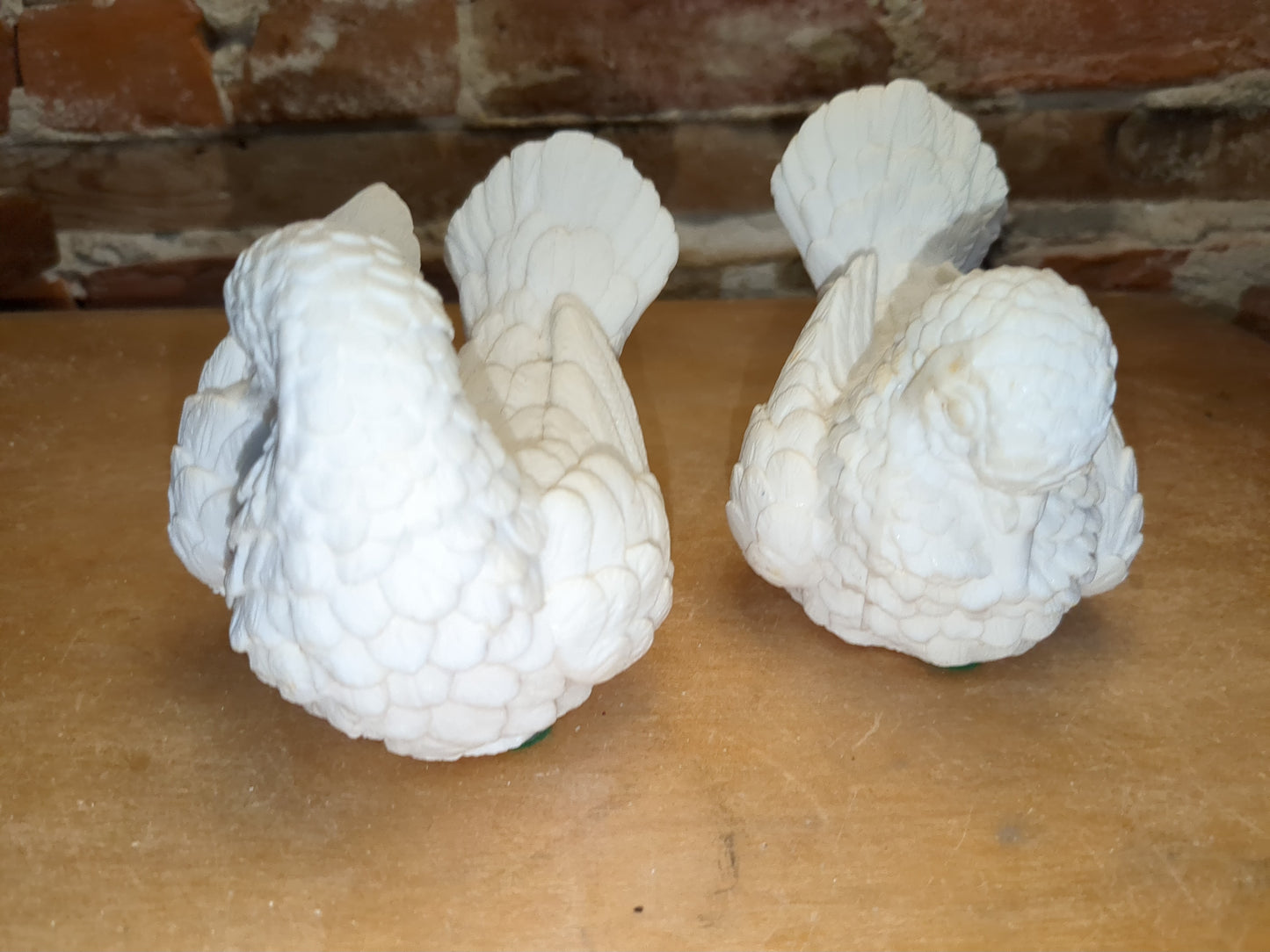 Vintage A. Santini Dove Figurines Made in Italy bf2