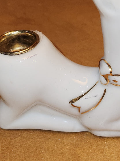 Vintage Hostess House Reindeer Candle Holder deer u68