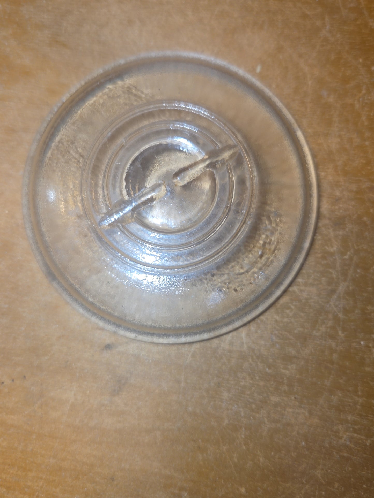 Vintage Ball Quart Jar Ideal Pat'd July 14, 1908 Clear Glass with Wire Bail and Glass Lid jar076
