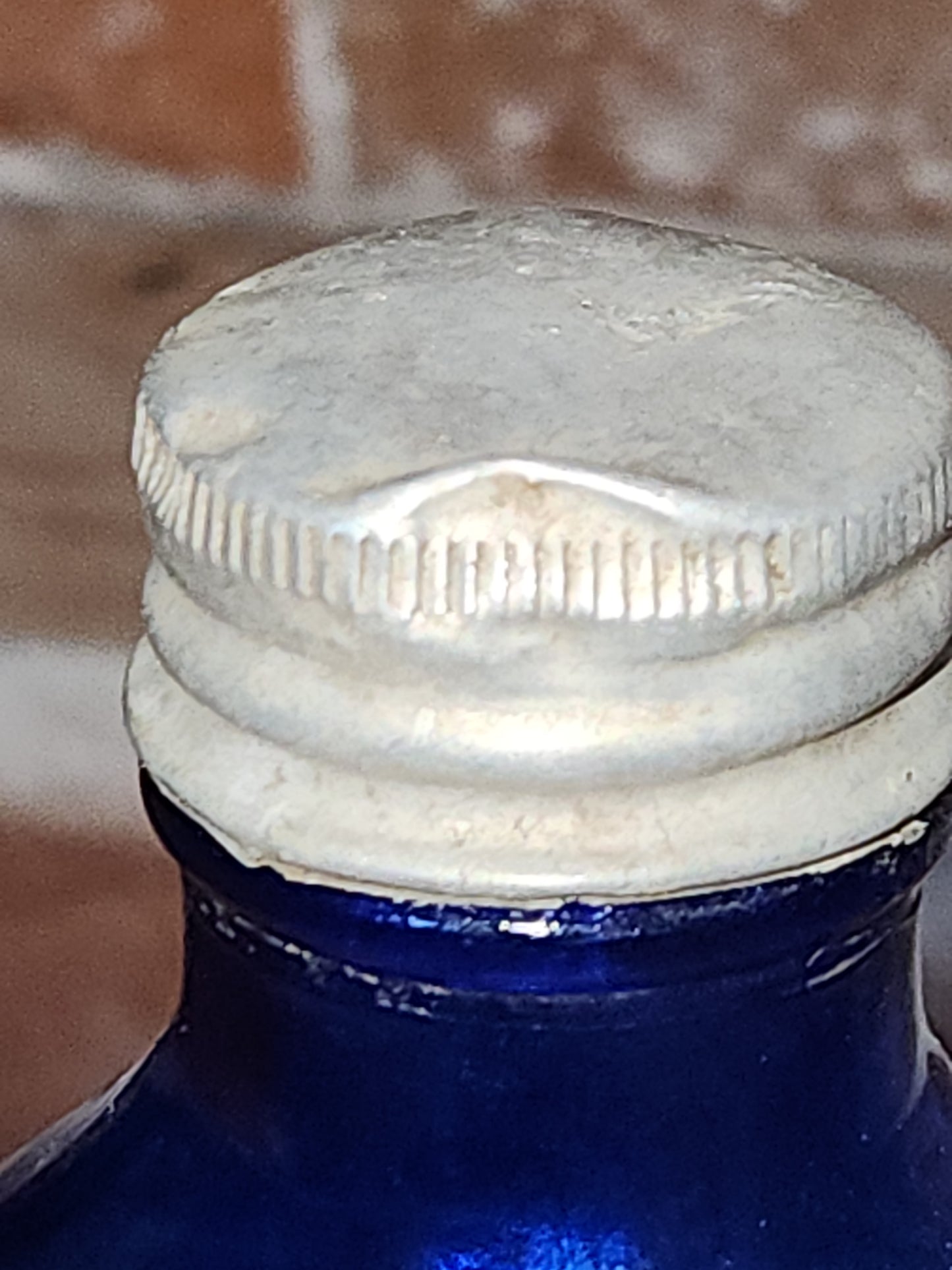 Vintage Medicine Bottle Squibb and Sons Cobalt Blue Glass. Pat. June 30, 1925 vb9