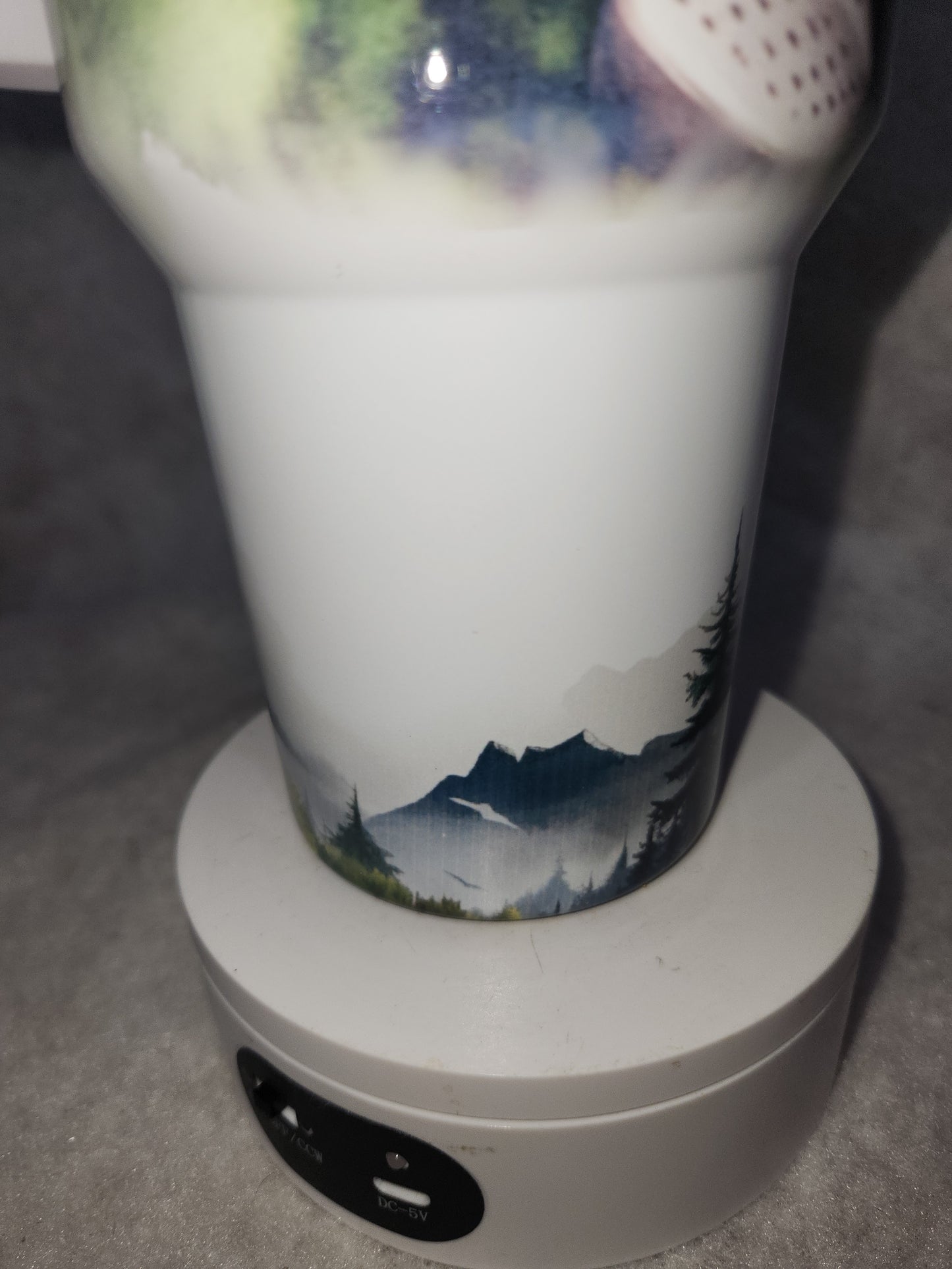 40 Oz Insulated Stainless Steel. Travel Tumbler says, "Eat Sleep Golf Repeat" tgo4