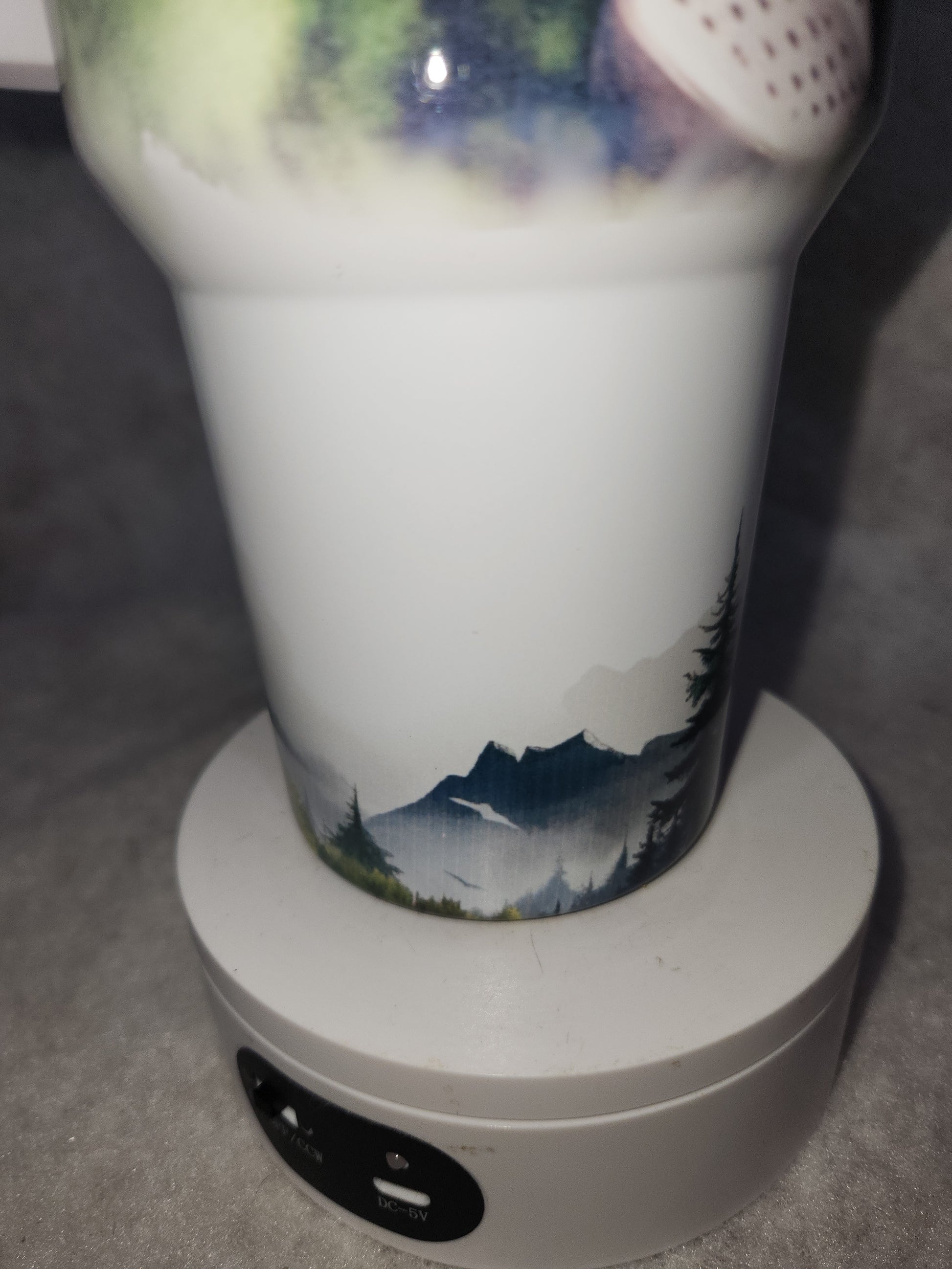 40 Oz Insulated Stainless Steel. Travel Tumbler says, "Eat Sleep Golf Repeat" tgo4