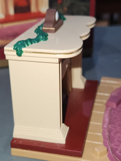 Vintage Hallmark Keepsake Lighted Tabletop Display Flickering Light Fireplace Display for The Bearingers Ornaments 1993 NO Ornaments Included ho1199