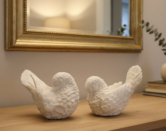 Vintage A. Santini Dove Figurines Made in Italy bf2