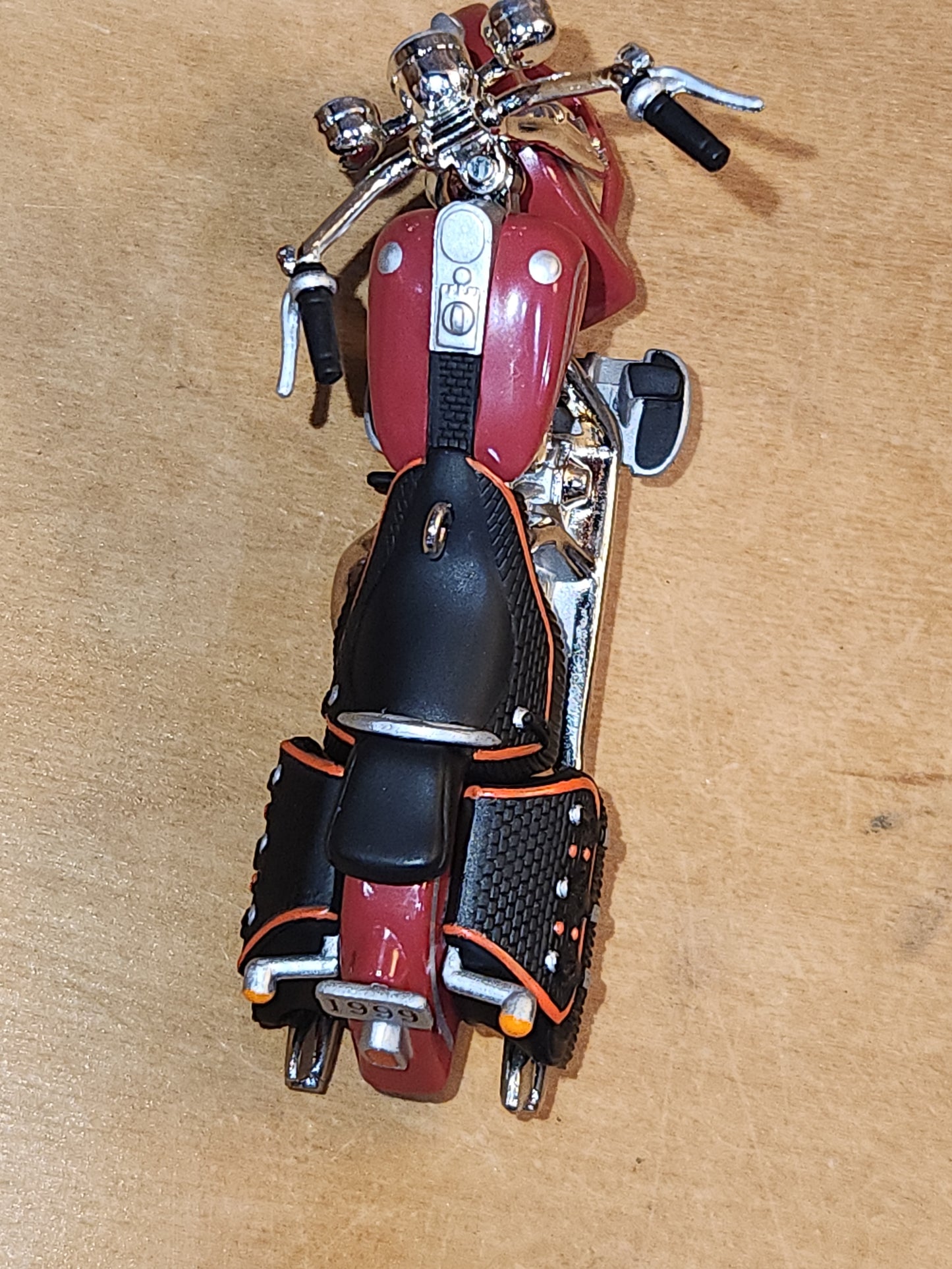 Vintage Hallmark Keepsake Ornament Harley-Davison Motorcycke Heritage Springer in Box #1 Motorcycle Milestones Series 1999 ho70