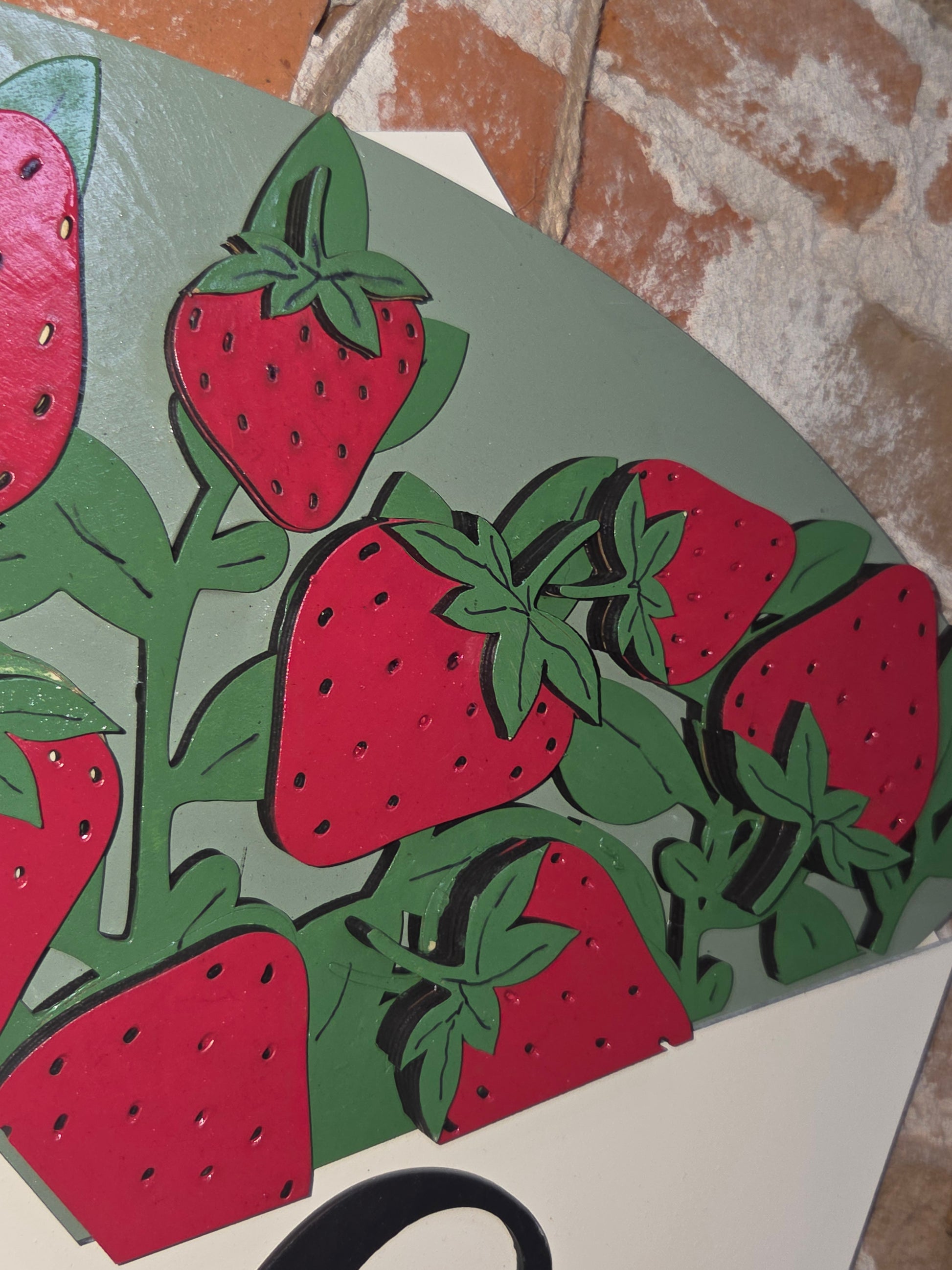 Strawberry Insert for Envelope Door Sign *sign sold seperately* EI4