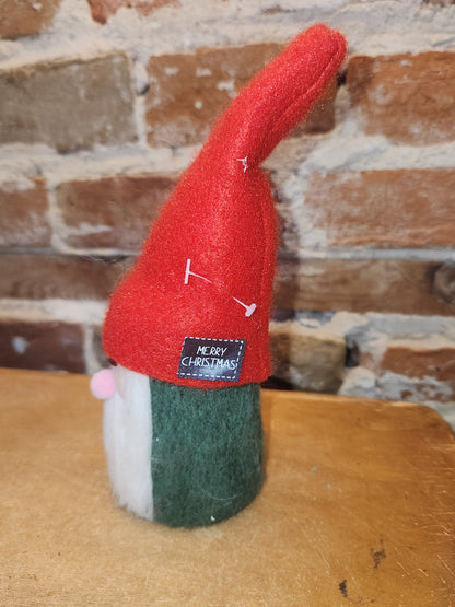 7" Gnome Merry Christmas Red Green White Beard gn16