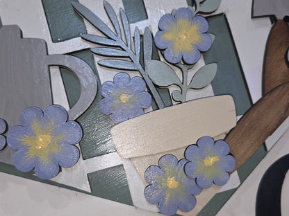Garden Lavender Insert for Envelope Door Sign *sign sold seperately* EI3