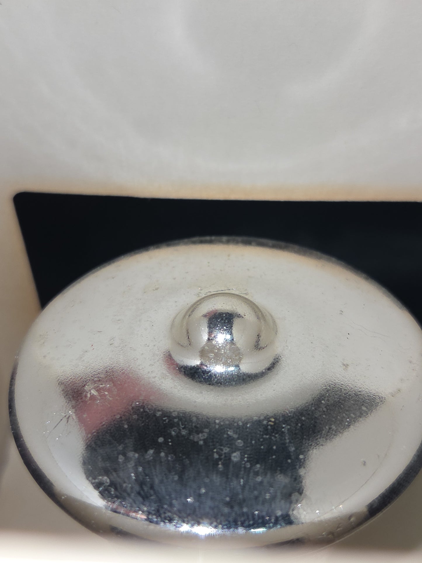 Hallmark Keepsake Ornament 25th Anniversary Mercury Glass Bell 1983