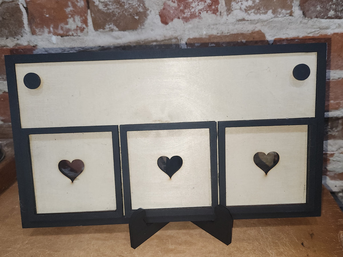 Interchangeable Rectangle Frame to hold Interchageable Insert Set DECORATIVE INSERT SET SOLD SEPARATELY if8