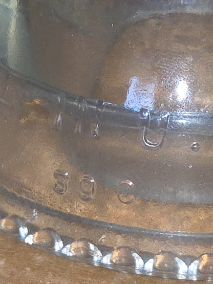 Vintage Hemingray #42 Clear Glass Insulator h642b